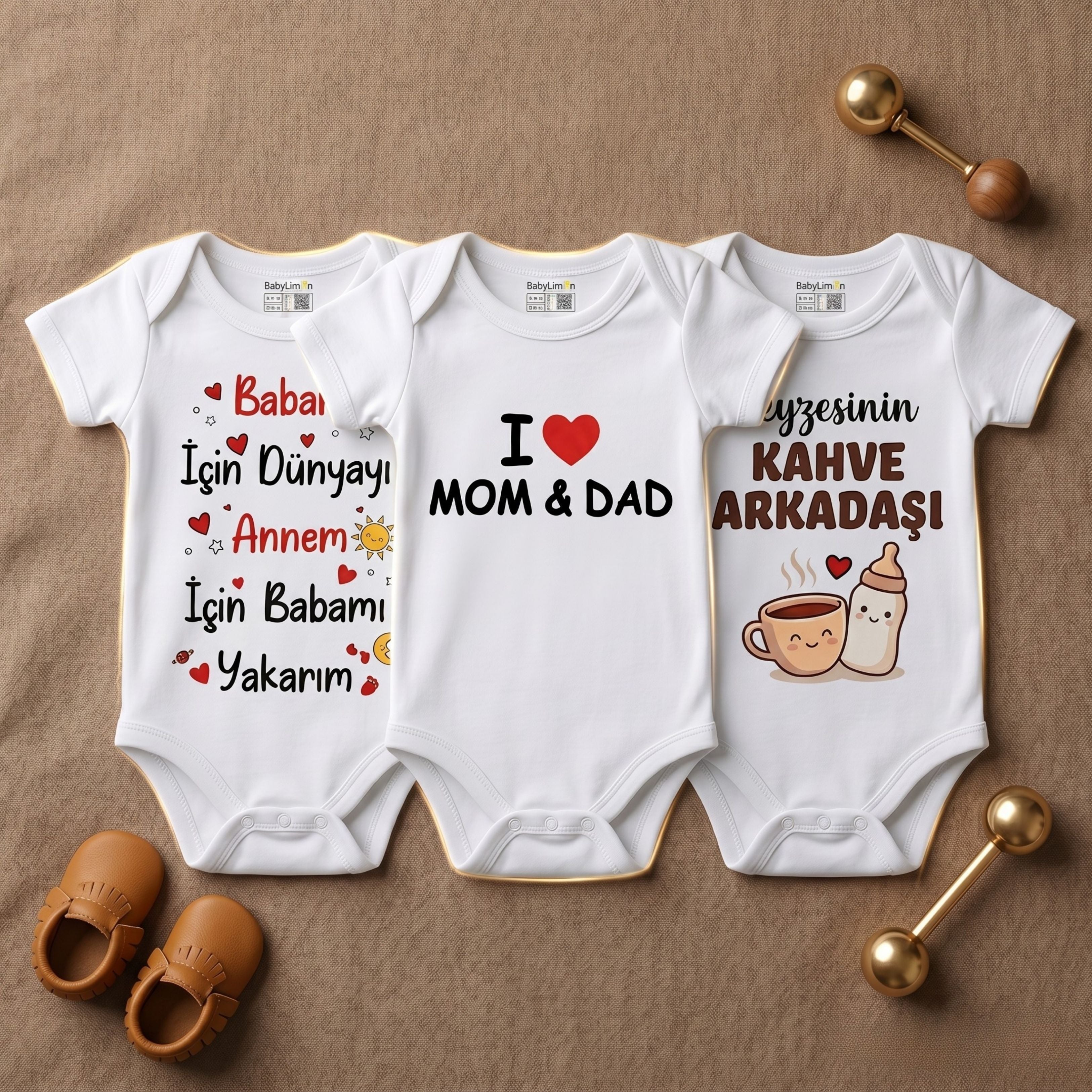 Baskılı Bebek Zıbınları