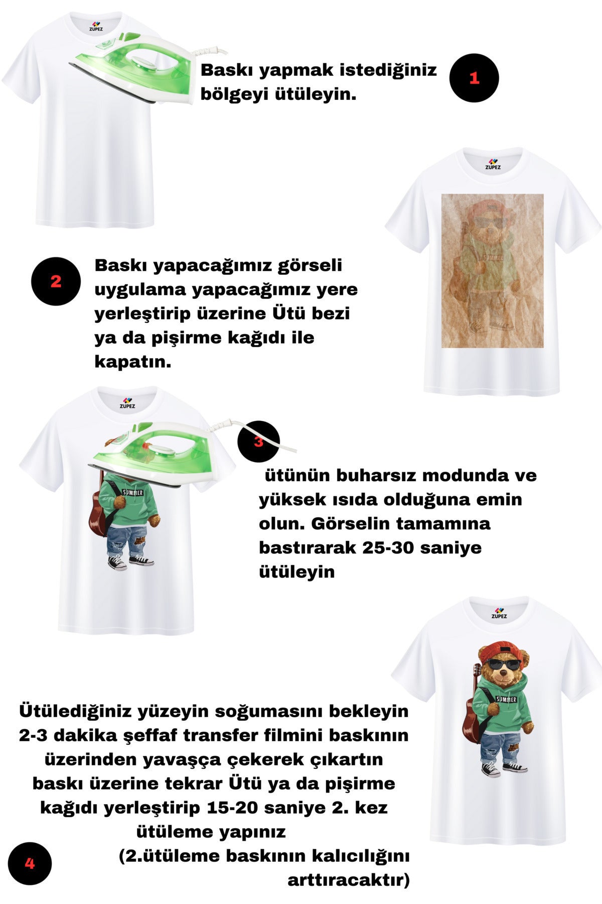 Küçük Prens Ütü İle Yapışan Dtf Baskı