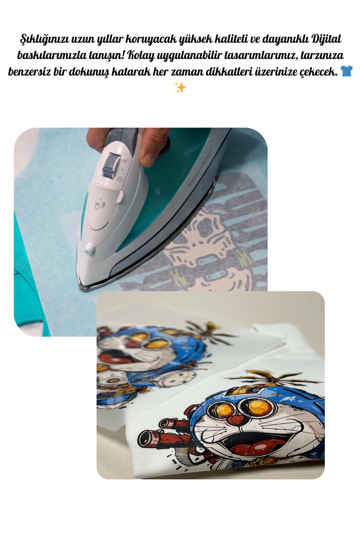 Ütü ile Yapışan Tekstil Transfer Dtf Baskı 9 Adet Emojiler