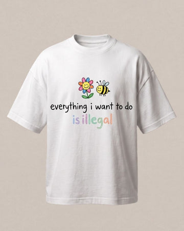 Everything I Want Oversize Tişört