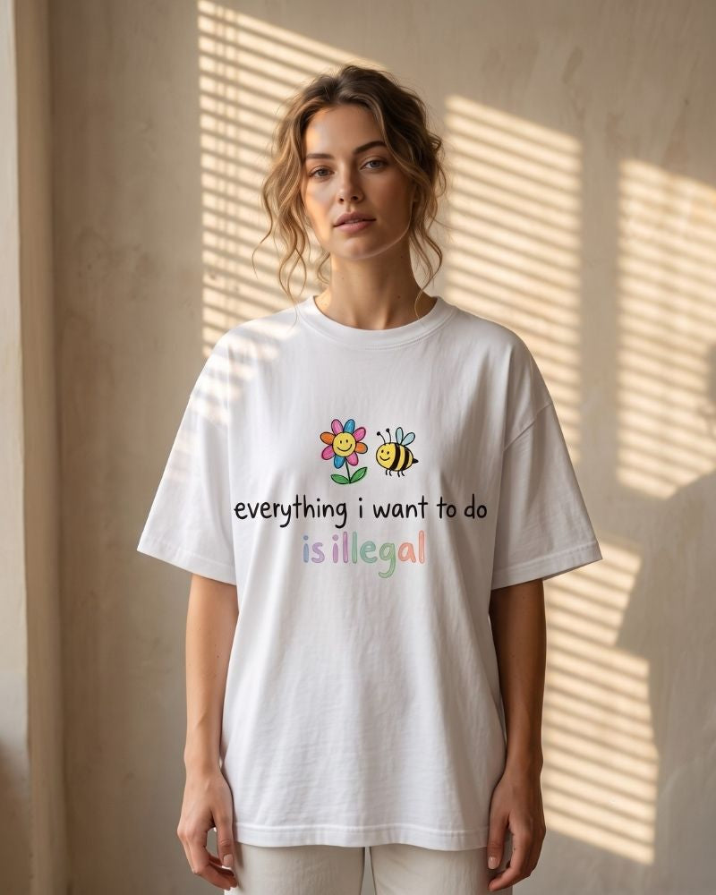 Everything I Want Oversize Tişört