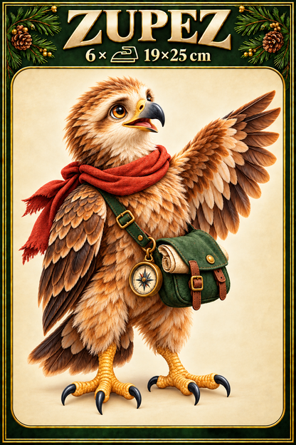 ZUPEZ Dağ Gezgin 6'lı DTF Transfer Seti — tasarım 5