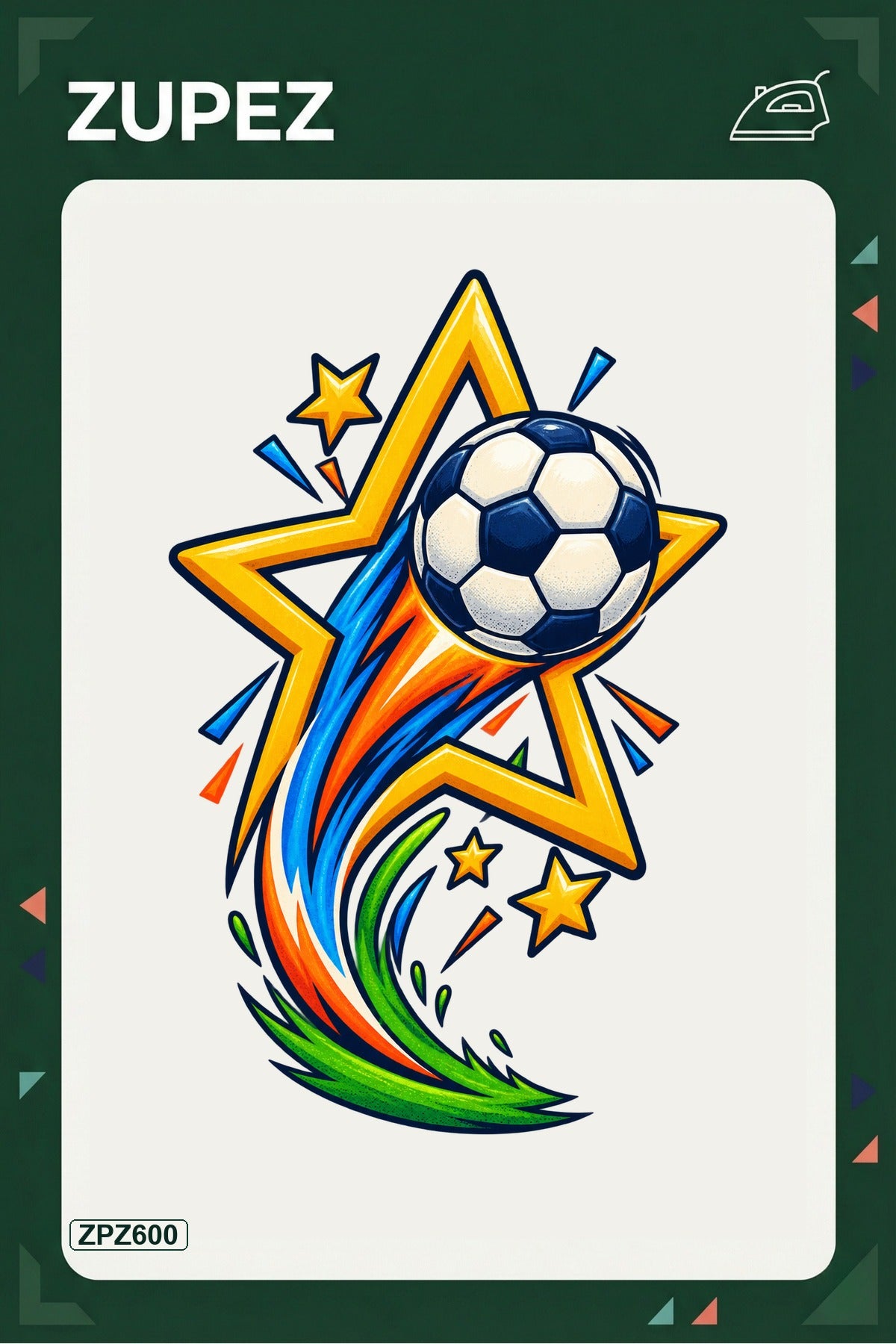 ZPZ600 – Mini Futbol Yıldızı Ütüyle Uygulanabilir Transfer Baskı ana ürün görseli