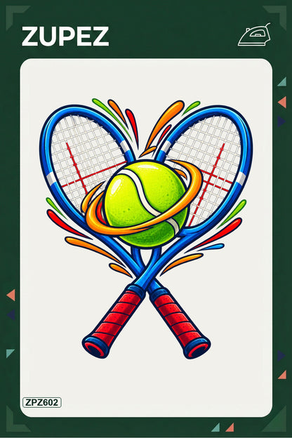 ZPZ602 – Tenis Raket Beşiği Ütüyle Uygulanabilir Transfer Baskı ana ürün görseli