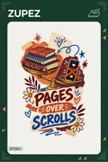 ZPZ651 – Pages Over Scrolls Ütüyle Uygulanabilir Transfer Baskı ana ürün görseli