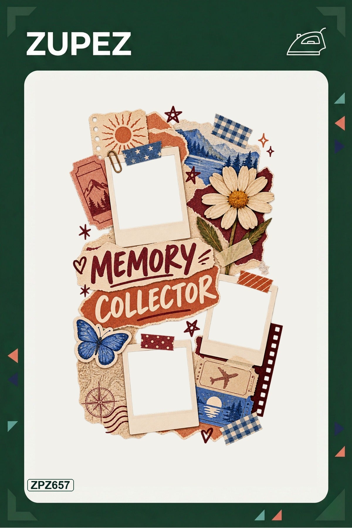 ZPZ657 – Memory Collector Ütüyle Uygulanabilir Transfer Baskı ana ürün görseli
