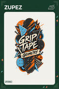 ZPZ662 – Grip Tape Geometry Ütüyle Uygulanabilir Transfer Baskı ana ürün görseli