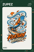 ZPZ663 – Kickturn Weather Ütüyle Uygulanabilir Transfer Baskı ana ürün görseli