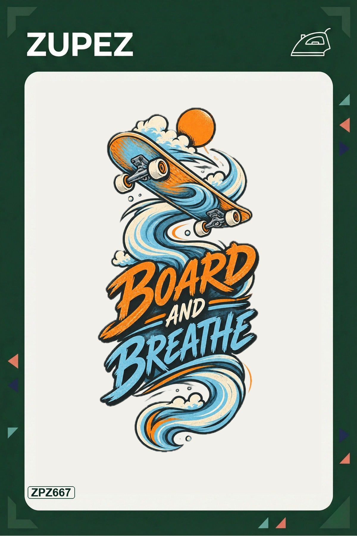 ZPZ667 – Board And Breathe Ütüyle Uygulanabilir Transfer Baskı ana ürün görseli