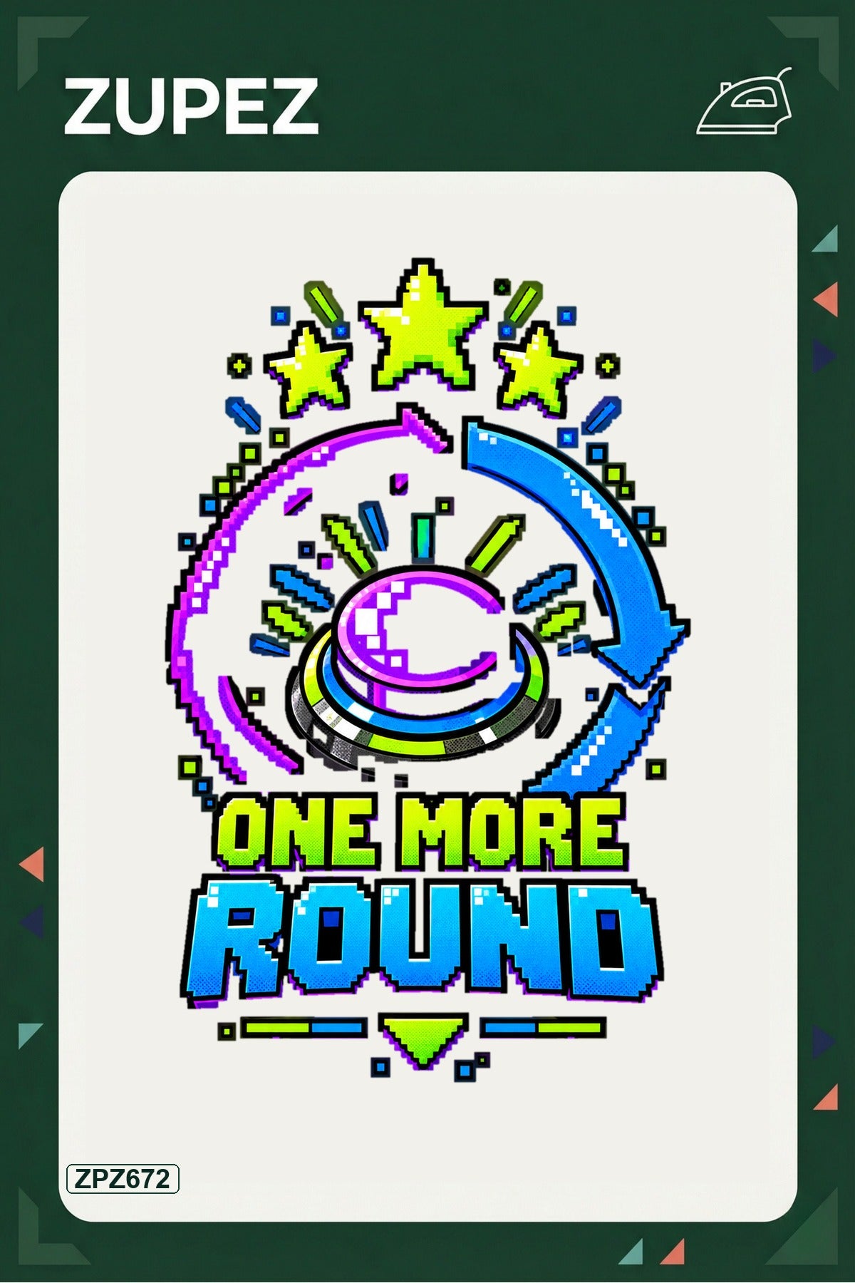 ZPZ672 – One More Round Ütüyle Uygulanabilir Transfer Baskı ana ürün görseli