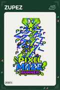 ZPZ673 – Pixel Maze Runner Ütüyle Uygulanabilir Transfer Baskı ana ürün görseli
