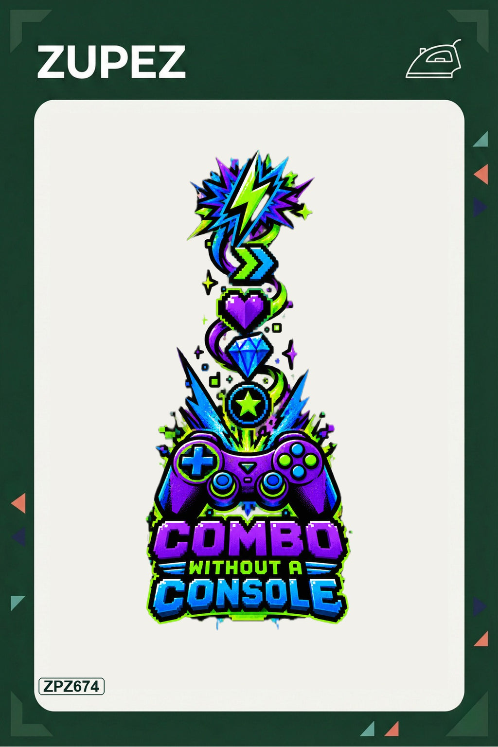 ZPZ674 – Combo Without A Console Ütüyle Uygulanabilir Transfer Baskı ana ürün görseli