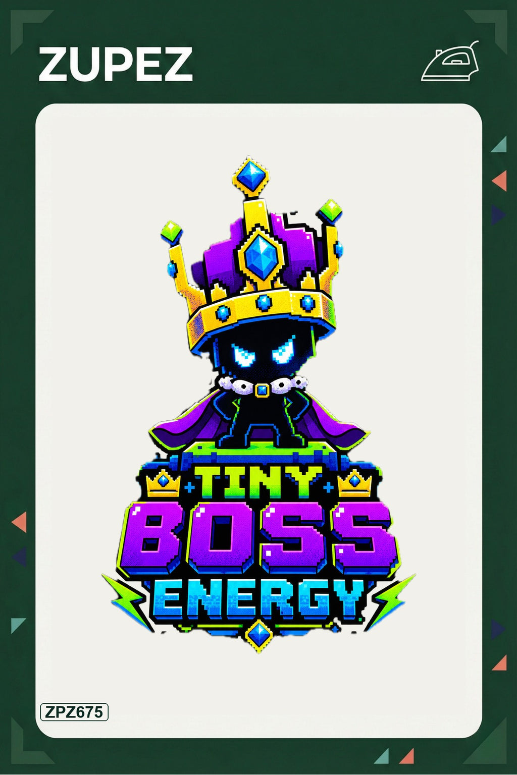 ZPZ675 – Tiny Boss Energy Ütüyle Uygulanabilir Transfer Baskı ana ürün görseli