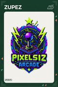ZPZ679 – Pixelsiz Arcade Emblemi Ütüyle Uygulanabilir Transfer Baskı ana ürün görseli