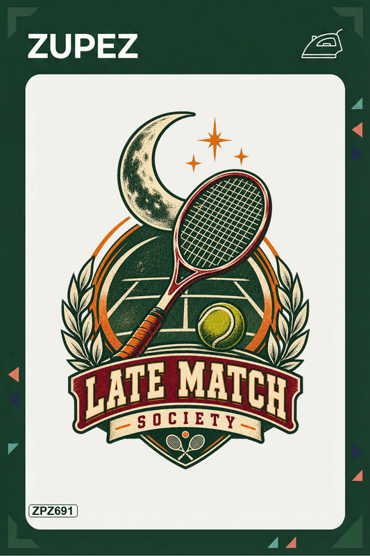 ZPZ691 – Late Match Society Ütüyle Uygulanabilir Transfer Baskı ana ürün görseli