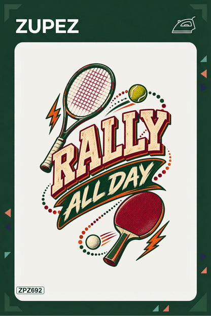ZPZ692 – Rally All Day Ütüyle Uygulanabilir Transfer Baskı ana ürün görseli