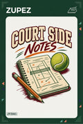 ZPZ693 – Court Side Notes Ütüyle Uygulanabilir Transfer Baskı ana ürün görseli