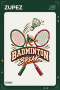 ZPZ694 – Badminton Break Ütüyle Uygulanabilir Transfer Baskı ana ürün görseli