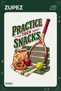 ZPZ696 – Practice Then Snacks Ütüyle Uygulanabilir Transfer Baskı ana ürün görseli