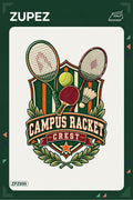 ZPZ699 – Campus Racket Crest Ütüyle Uygulanabilir Transfer Baskı ana ürün görseli