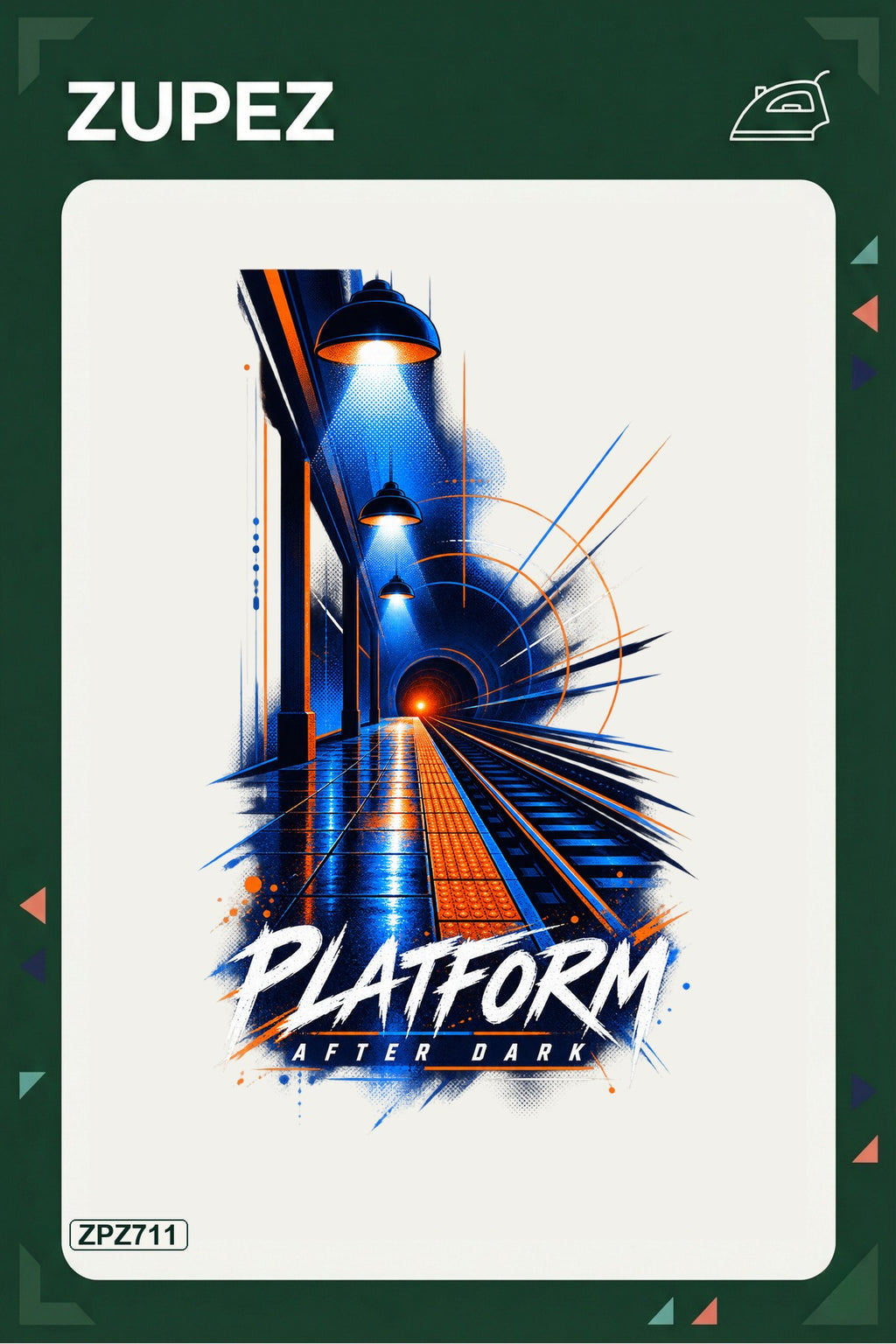ZPZ711 – Platform After Dark Ütüyle Uygulanabilir Transfer Baskı ana ürün görseli