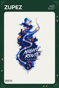 ZPZ714 – Night Route Unknown Ütüyle Uygulanabilir Transfer Baskı ana ürün görseli