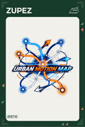 ZPZ718 – Urban Motion Map Ütüyle Uygulanabilir Transfer Baskı ana ürün görseli