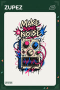 ZPZ720 – Make Some Noise Ütüyle Uygulanabilir Transfer Baskı ana ürün görseli