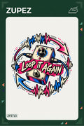 ZPZ723 – Loop It Again Ütüyle Uygulanabilir Transfer Baskı ana ürün görseli