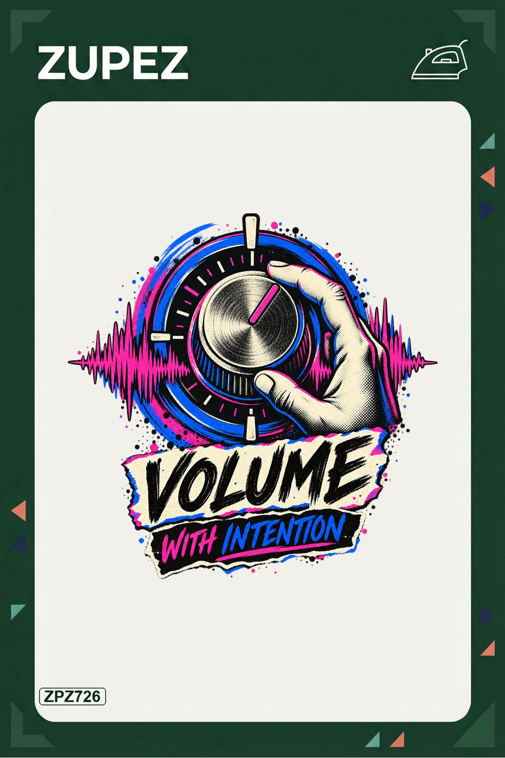 ZPZ726 – Volume With Intention Ütüyle Uygulanabilir Transfer Baskı ana ürün görseli
