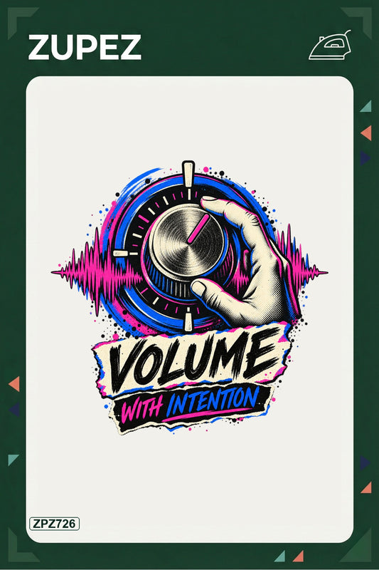 ZPZ726 – Volume With Intention Ütüyle Uygulanabilir Transfer Baskı ana ürün görseli
