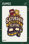 ZPZ730 – Saturday Double Feature Ütüyle Uygulanabilir Transfer Baskı ana ürün görseli