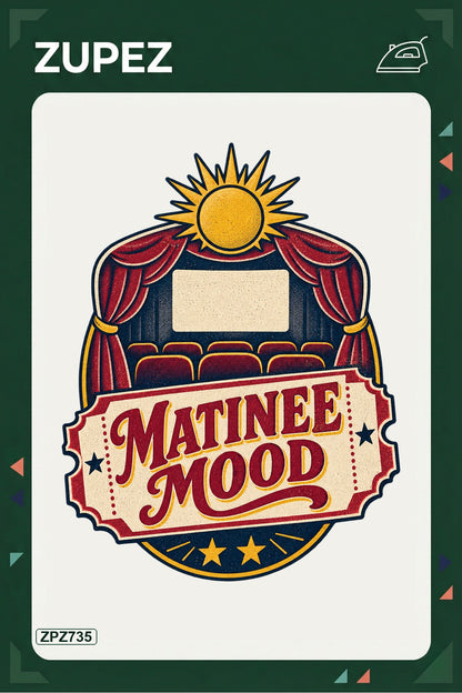 ZPZ735 – Matinee Mood Ütüyle Uygulanabilir Transfer Baskı ana ürün görseli