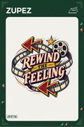 ZPZ736 – Rewind The Feeling Ütüyle Uygulanabilir Transfer Baskı ana ürün görseli
