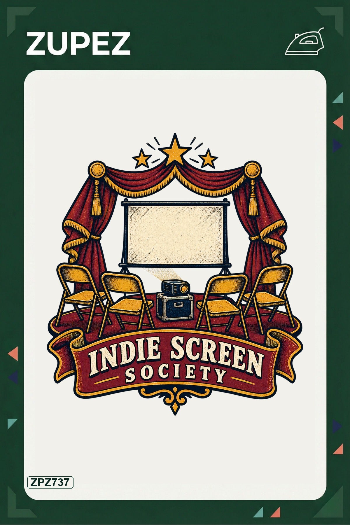 ZPZ737 – Indie Screen Society Ütüyle Uygulanabilir Transfer Baskı ana ürün görseli