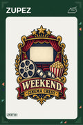 ZPZ739 – Weekend Cinema Crest Ütüyle Uygulanabilir Transfer Baskı ana ürün görseli
