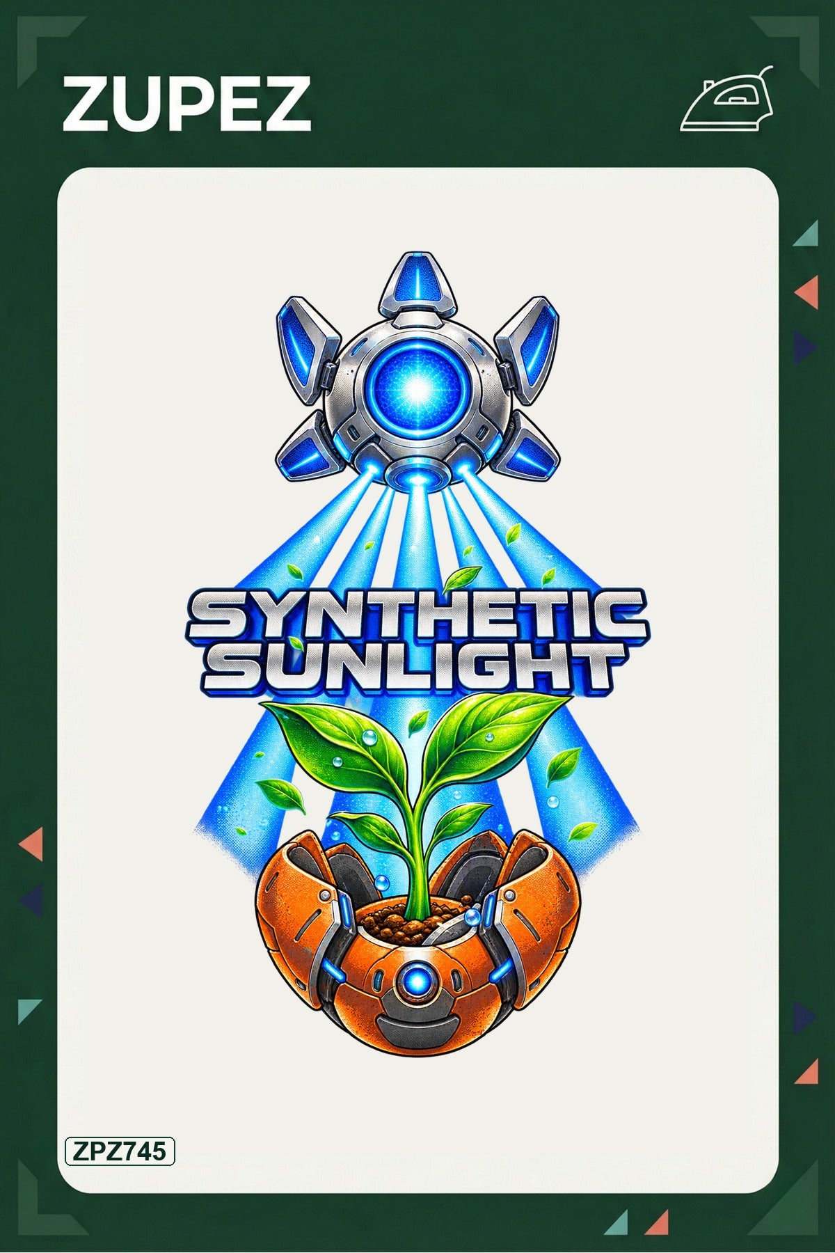 ZPZ745 – Synthetic Sunlight Ütüyle Uygulanabilir Transfer Baskı ana ürün görseli