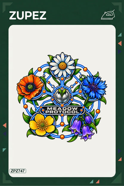 ZPZ747 – Meadow Protocol Ütüyle Uygulanabilir Transfer Baskı ana ürün görseli