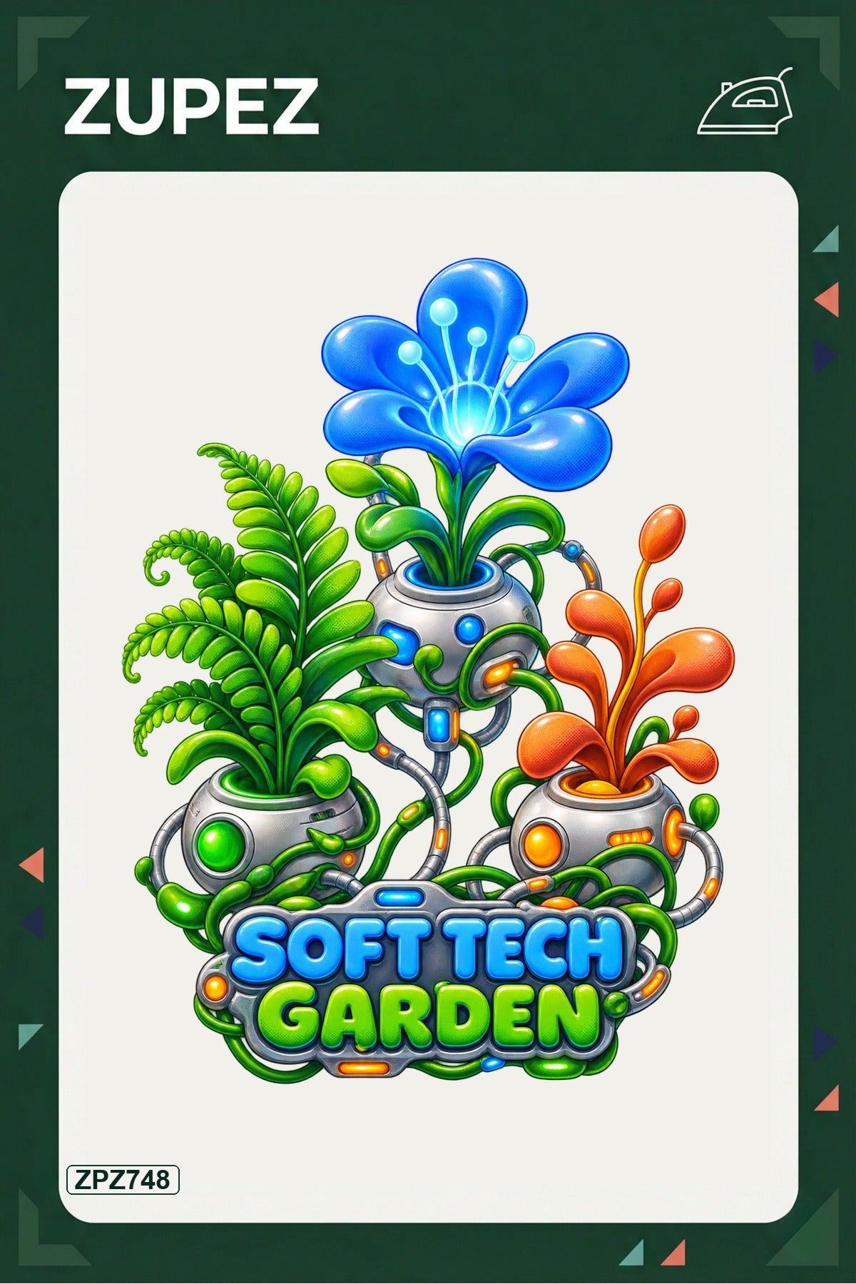 ZPZ748 – Soft Tech Garden Ütüyle Uygulanabilir Transfer Baskı ana ürün görseli