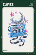 ZPZ753 – Recorded At Midnight Ütüyle Uygulanabilir Transfer Baskı ana ürün görseli