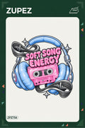 ZPZ754 – Soft Song Energy Ütüyle Uygulanabilir Transfer Baskı ana ürün görseli