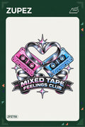 ZPZ759 – Mixed Tape Feelings Club Ütüyle Uygulanabilir Transfer Baskı ana ürün görseli