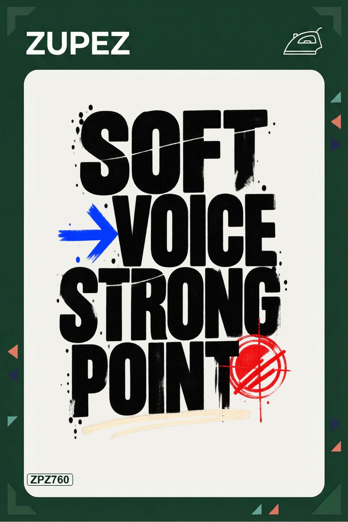 ZPZ760 – Soft Voice Strong Point Ütüyle Uygulanabilir Transfer Baskı ana ürün görseli