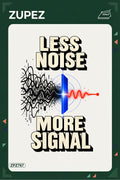 ZPZ767 – Less Noise More Signal Ütüyle Uygulanabilir Transfer Baskı ana ürün görseli