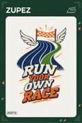 ZPZ772 – Run Your Own Race Ütüyle Uygulanabilir Transfer Baskı ana ürün görseli