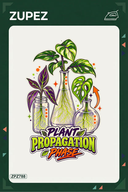 ZPZ788 – Plant Propagation Phase Ütüyle Uygulanabilir Transfer Baskı ana ürün görseli