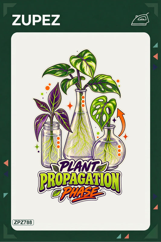 ZPZ788 – Plant Propagation Phase Ütüyle Uygulanabilir Transfer Baskı ana ürün görseli