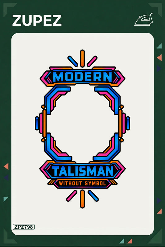 ZPZ798 – Modern Talisman Without Symbol Ütüyle Uygulanabilir Transfer Baskı ana ürün görseli