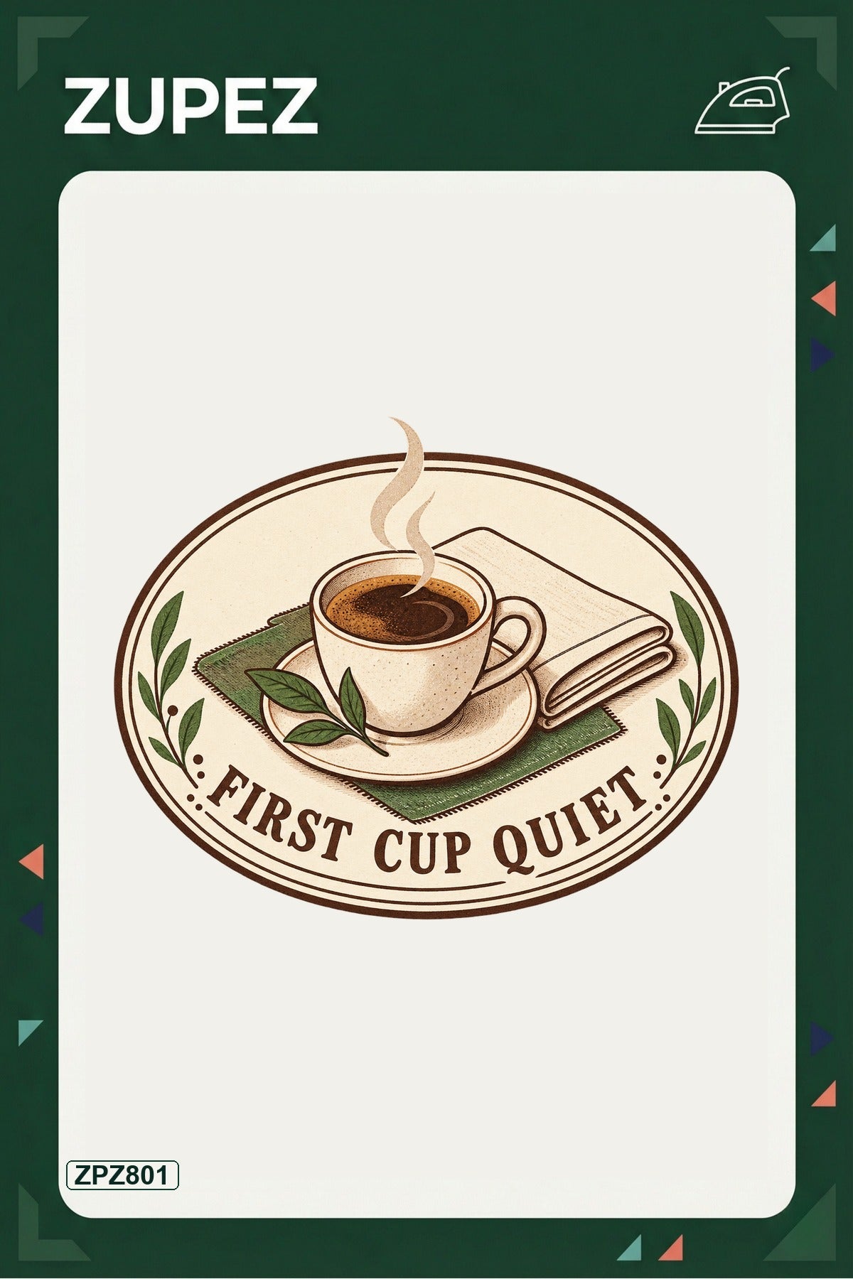 ZPZ801 – First Cup Quiet Ütüyle Uygulanabilir Transfer Baskı ana ürün görseli