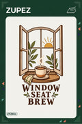 ZPZ804 – Window Seat Brew Ütüyle Uygulanabilir Transfer Baskı ana ürün görseli